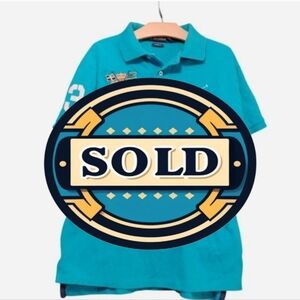 Polo by Ralph Lauren Teal Polo Shirt with Embroidery